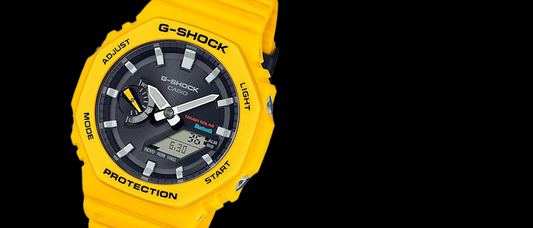 Casio G-Shock GA-B2100 Yellow Wristwatch Review - Video