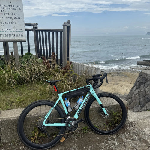 Bianchi Ride Through Kamakura with Ocean Views and Mt. Fuji