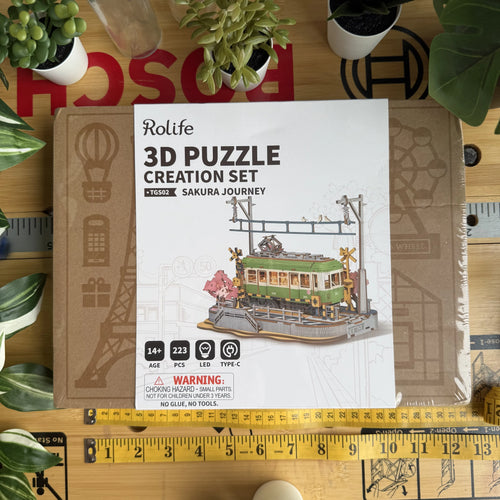 Now In Stock: Slam Dunk Enoden Train Model Kit by Rolife