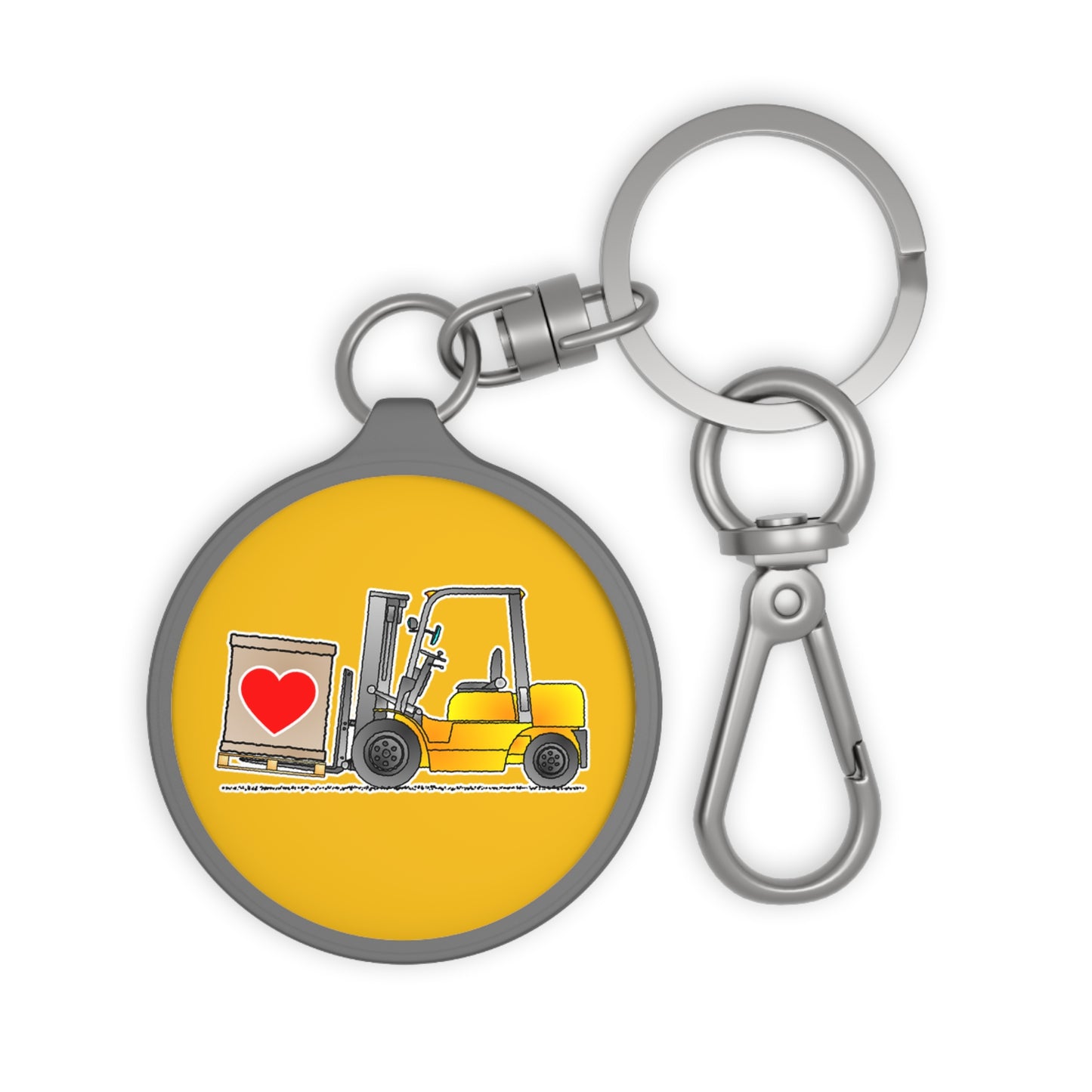 Forklift Truck Keyring – Valentine’s Day Gift for Forklift Drivers