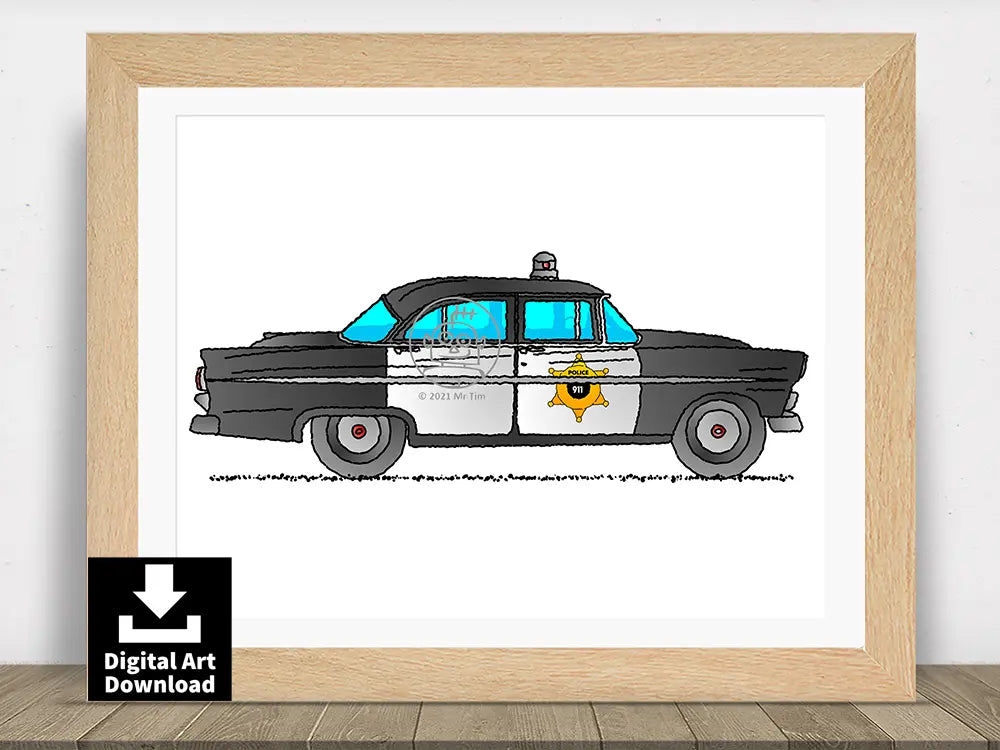 1964 Ford Fairlane Thunderbolt Police Car E003