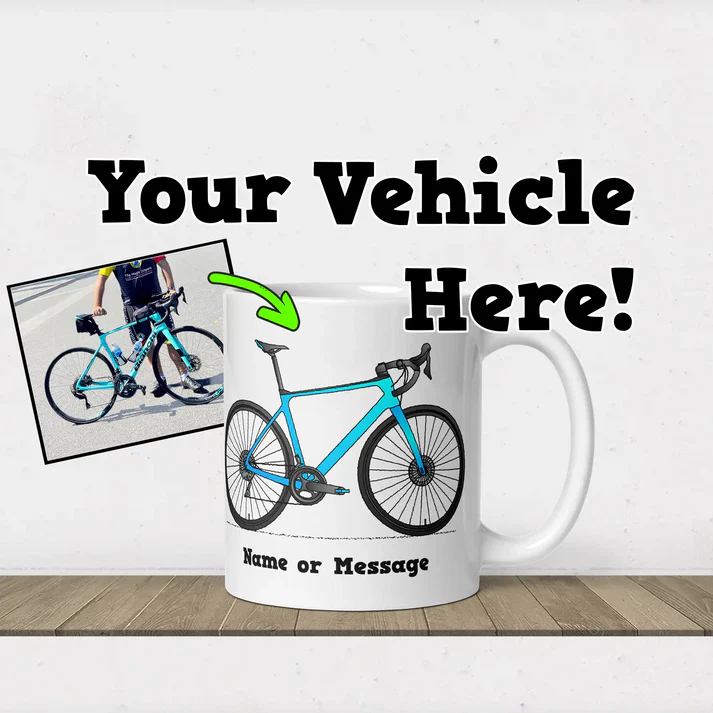 Custom Mug – Add Your Bike, Boat, or Truck, and Name