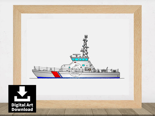 American Coast Guard Ship – Cutter E066