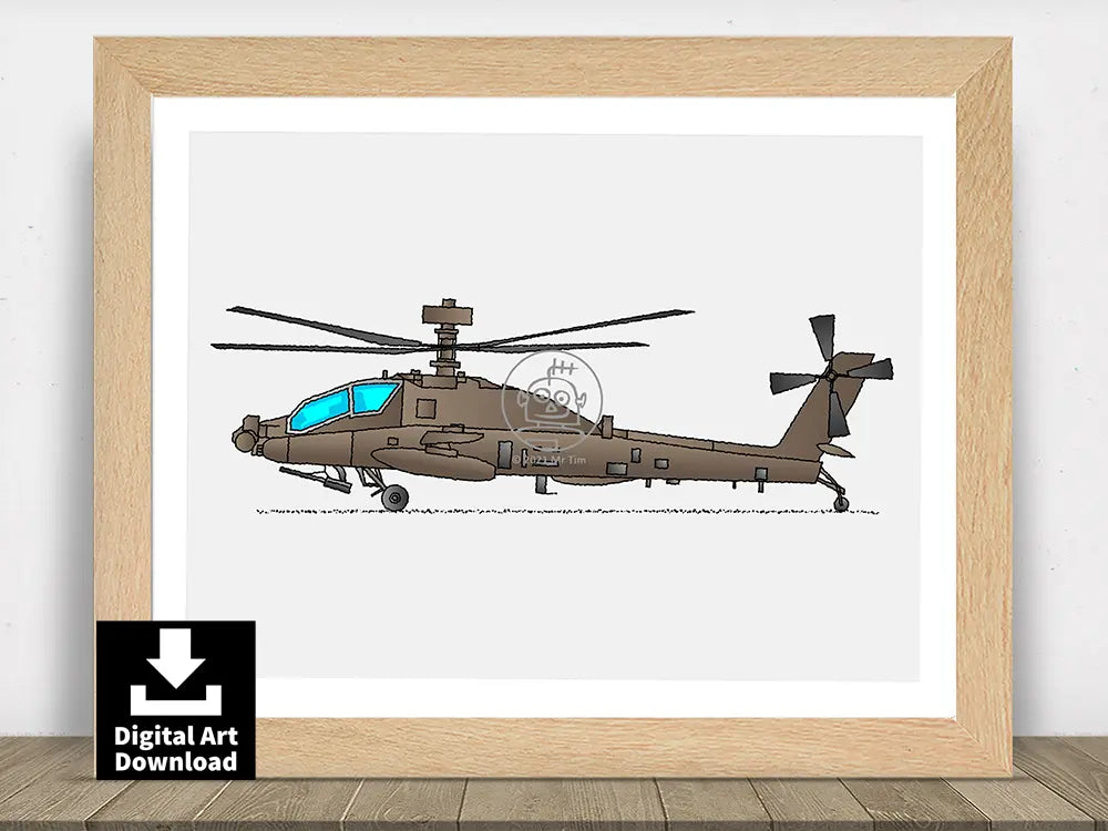 AH-64 Apache Helicopter E086
