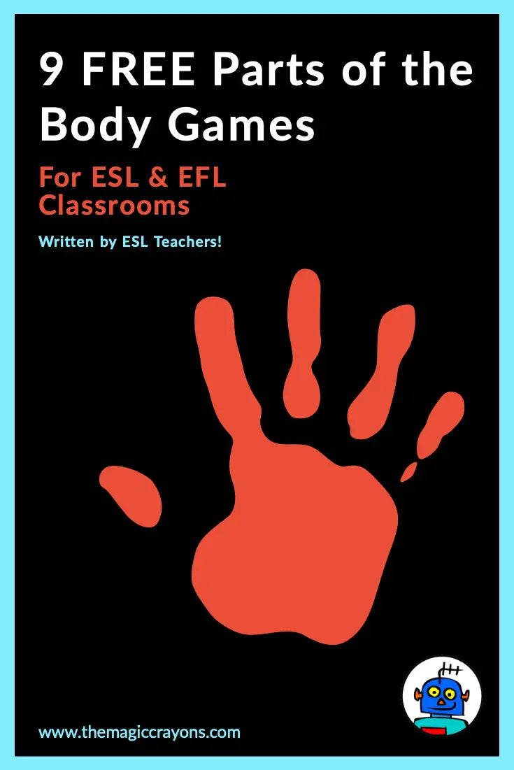 FREE ESL PARTS OF THE BODY CLASSROOM GAMES
