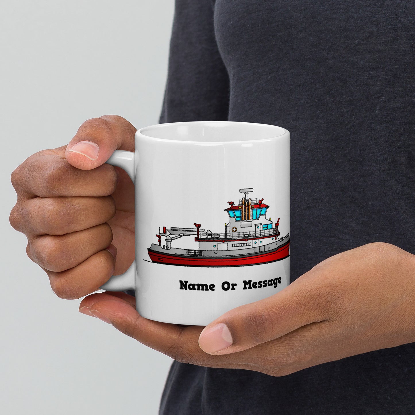 Personalized LAFD Fireboat Mug
