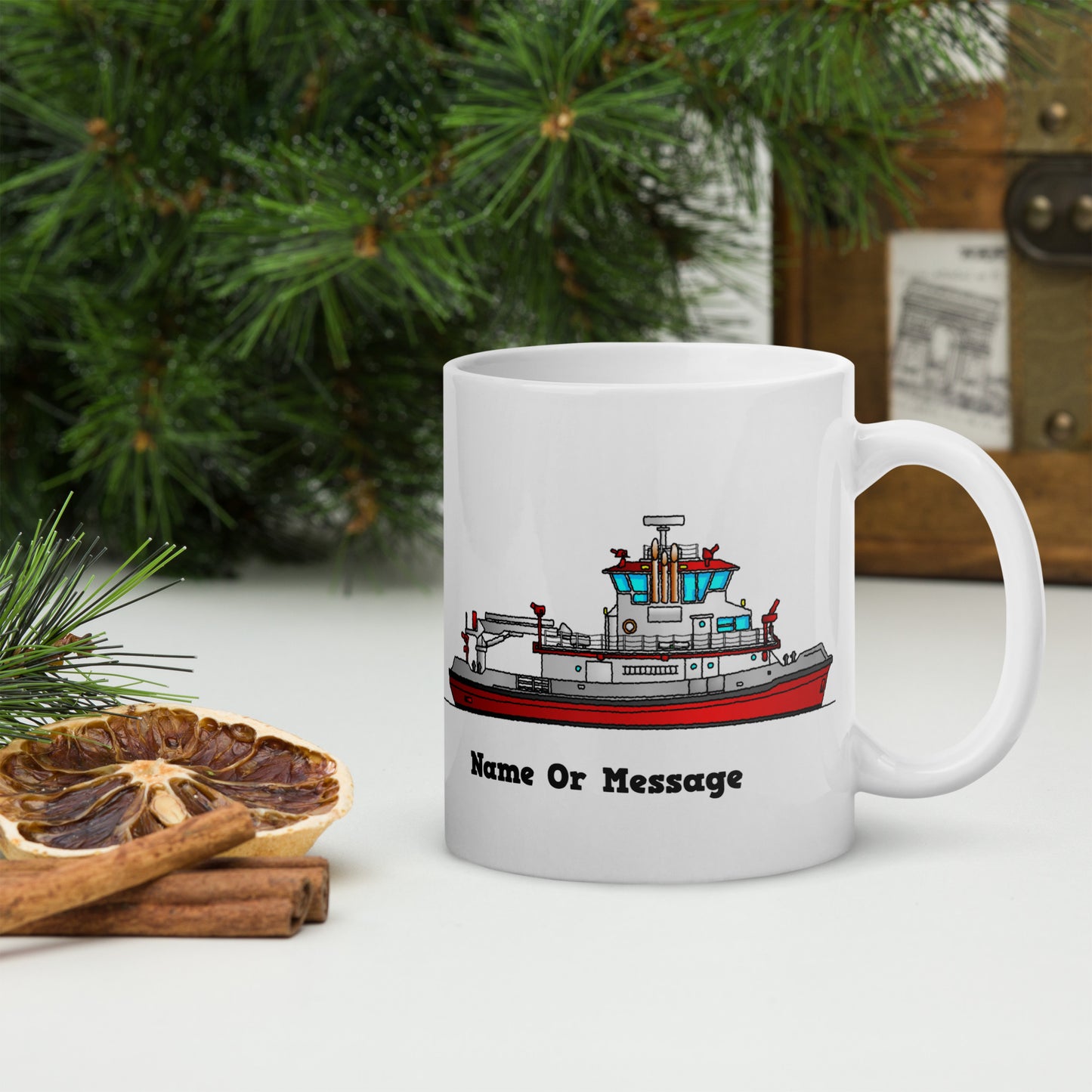 Personalized LAFD Fireboat Mug