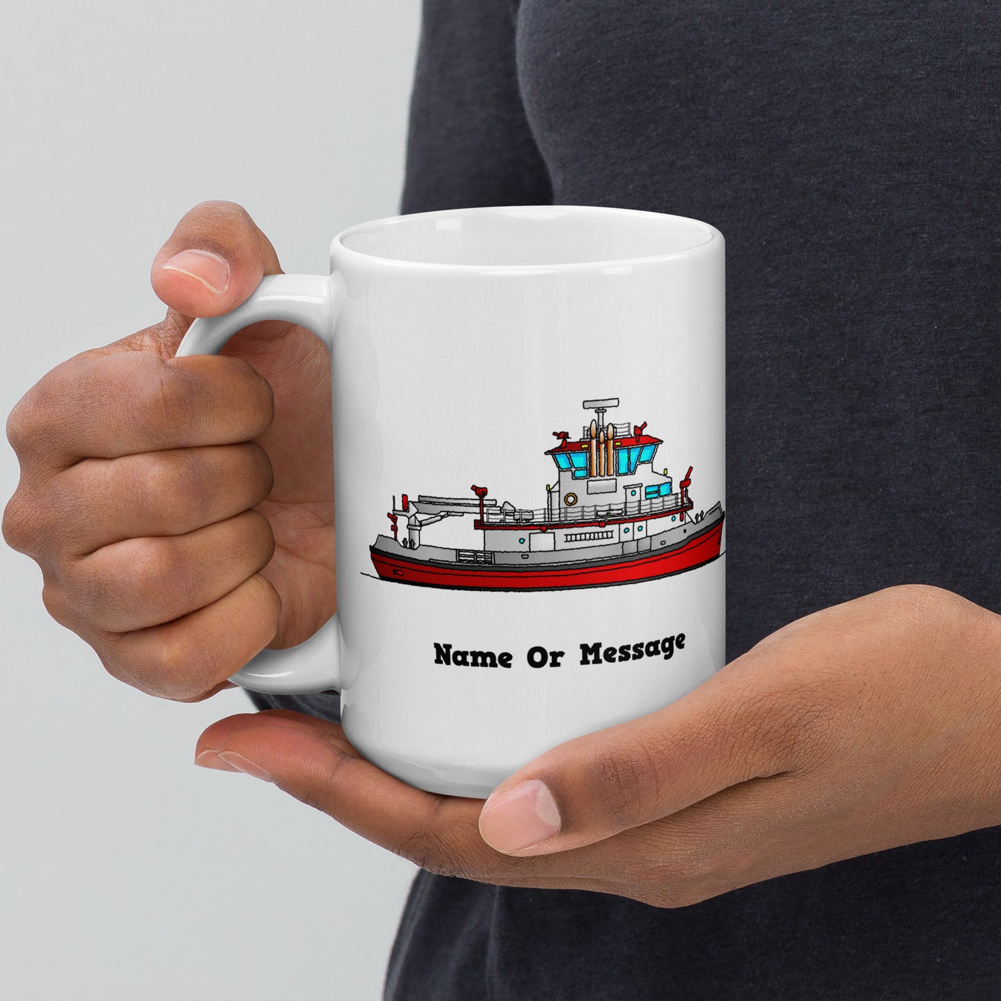 Personalized LAFD Fireboat Mug