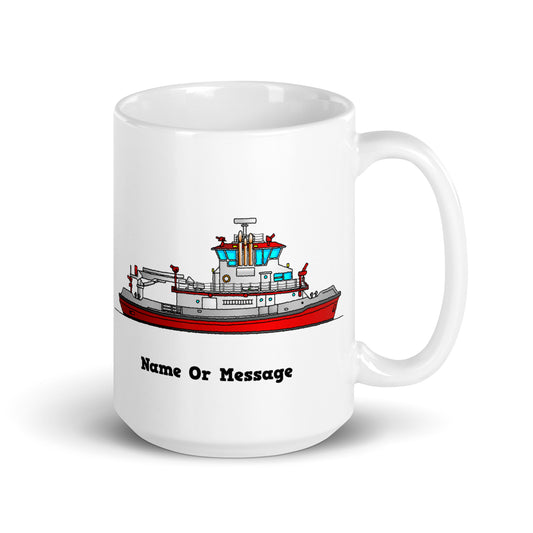 Personalized LAFD Fireboat Mug