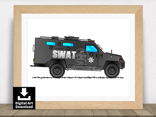 Police SWAT Truck E008