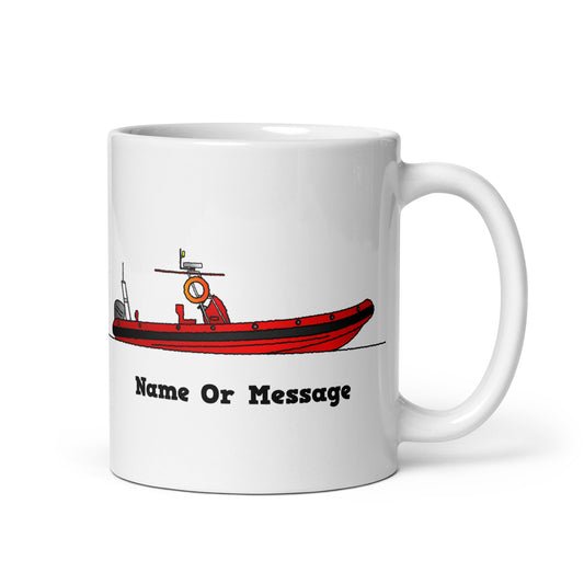Personalized RHIB Rescue Boat Mug