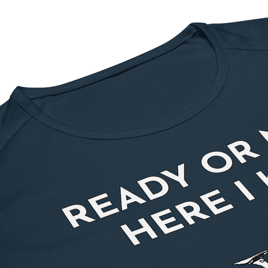 Ready or Not, Here I KOM – Bicycle Sports Jersey (Adult)