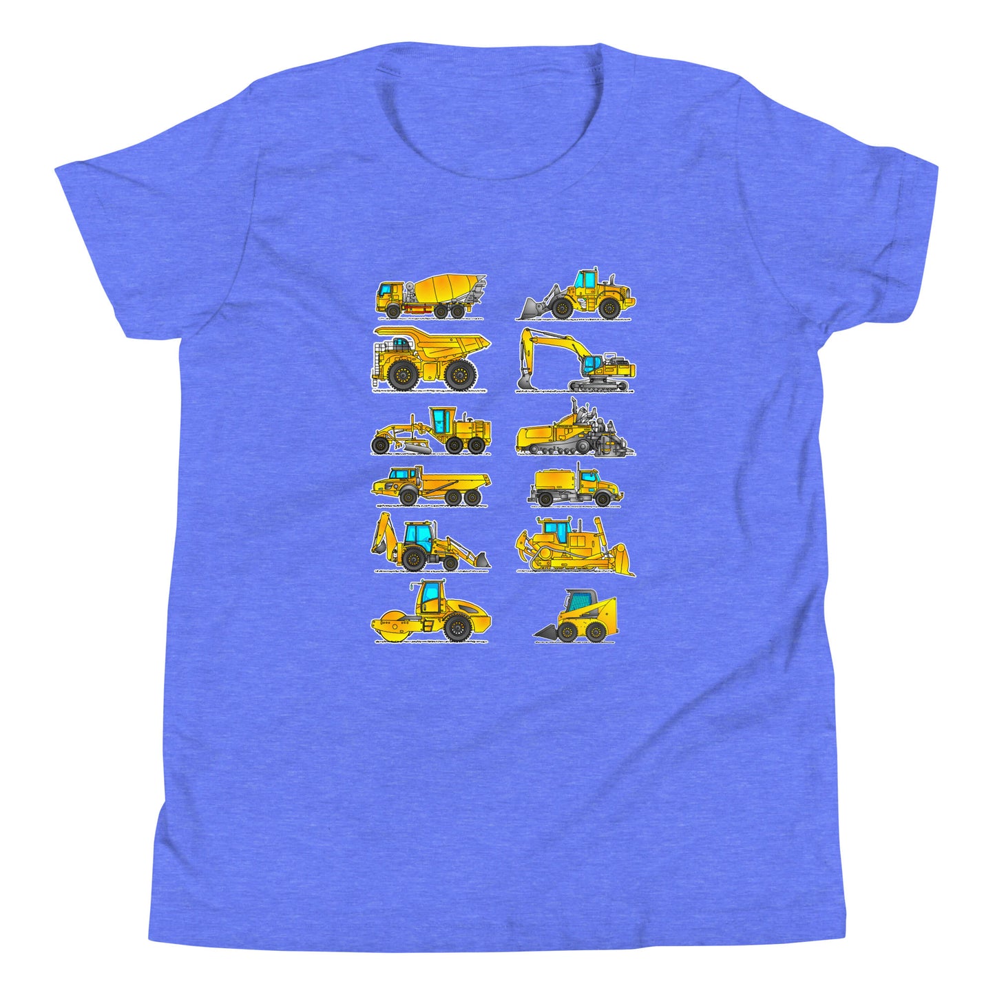 Construction Vehicles T-Shirt, Youth YT001