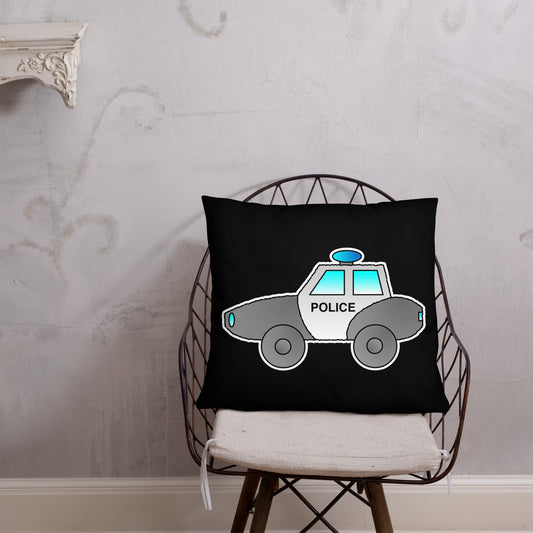 Police Car Pillow Cushion, Personalized P036
