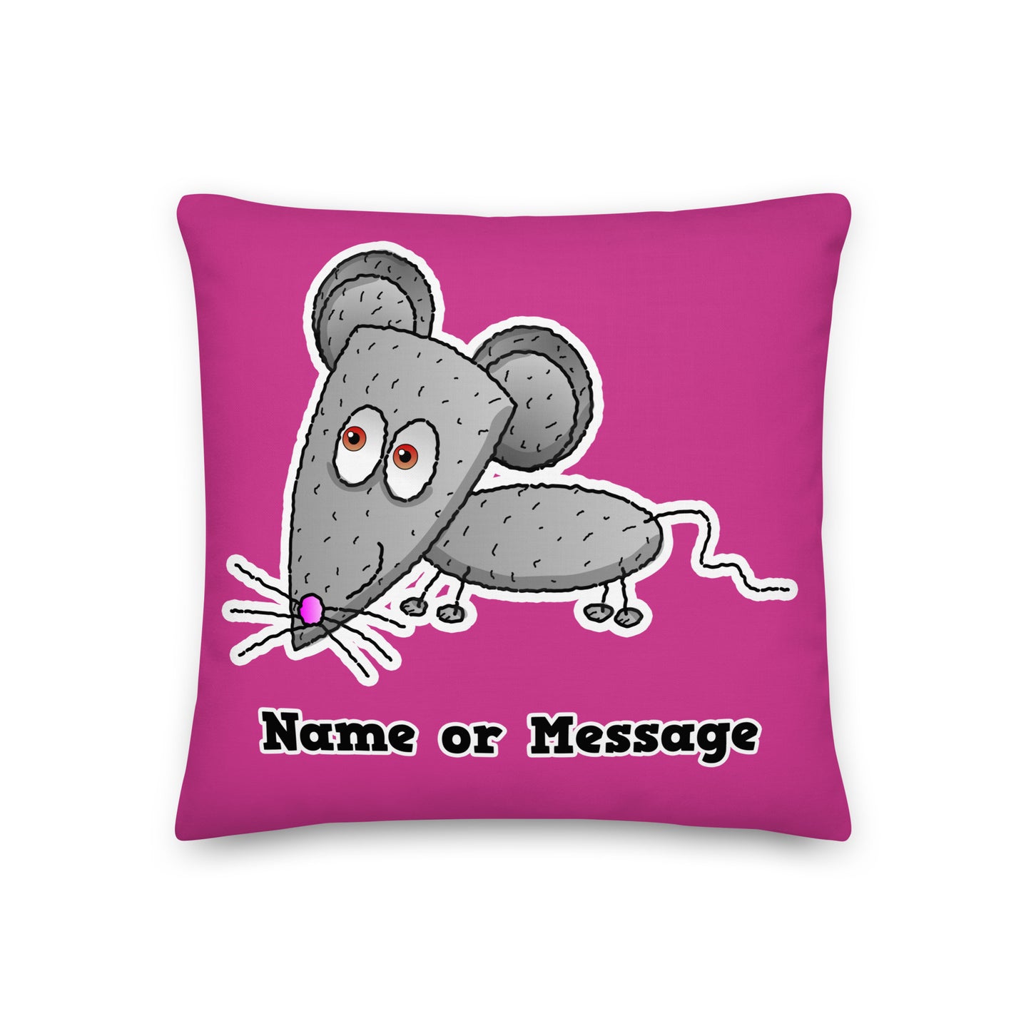 Mouse Pillow Cushion, Personalized P022