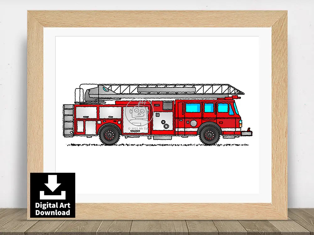 American Fire Truck – Hook and Ladder E051