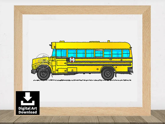 American School Bus E054