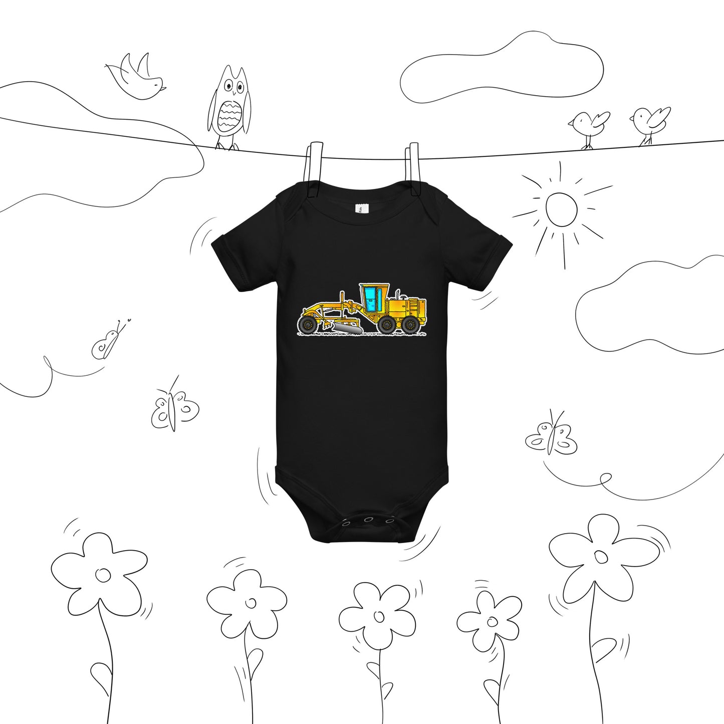 Baby Motor Grader One-Piece