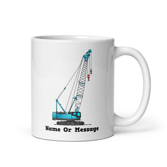 Blue Crawler Crane Mug