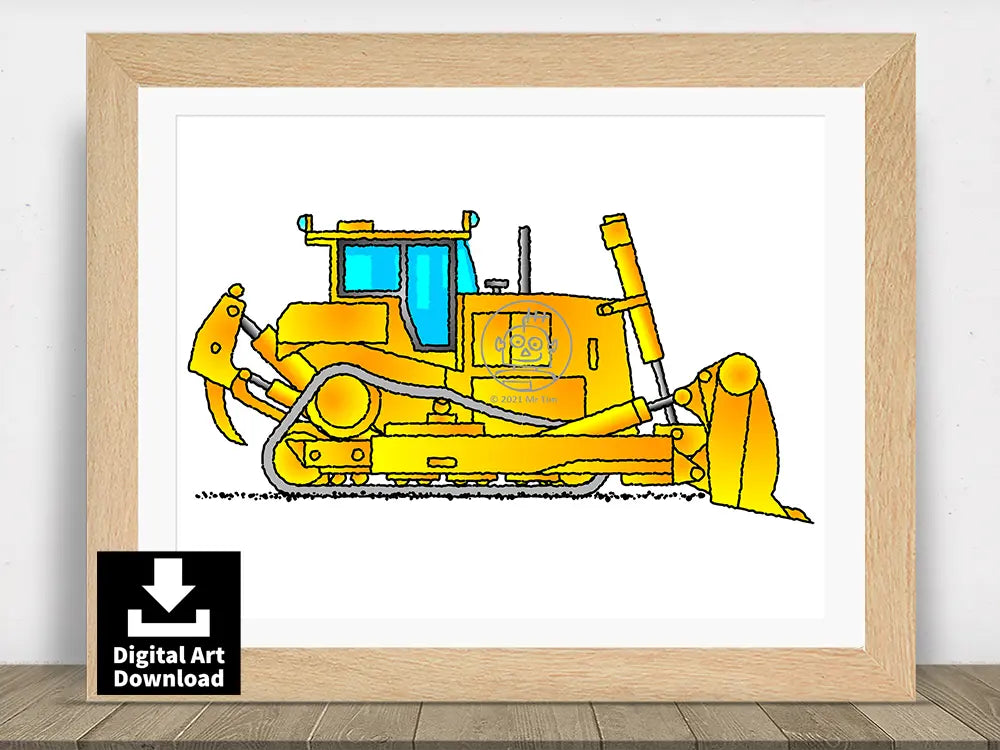 Bulldozer with Rear Hook/Claw E021