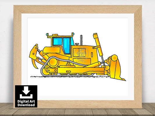 Bulldozer with Rear Hook/Claw E021
