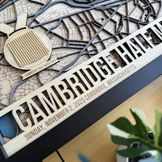 Cambridge Half Marathon Course Map