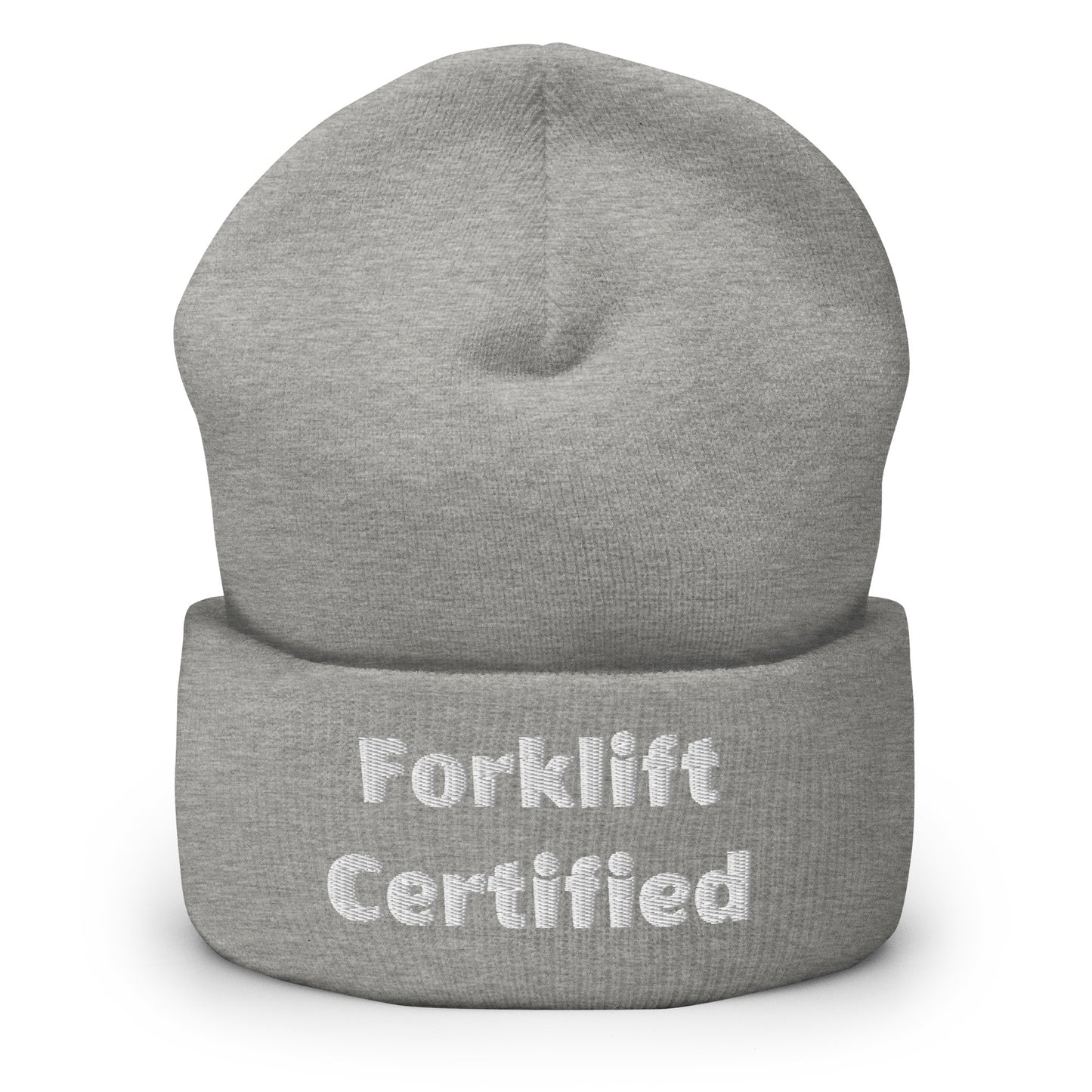 Forklift Certified Beanie - Perfect for Newly Qualified Operators