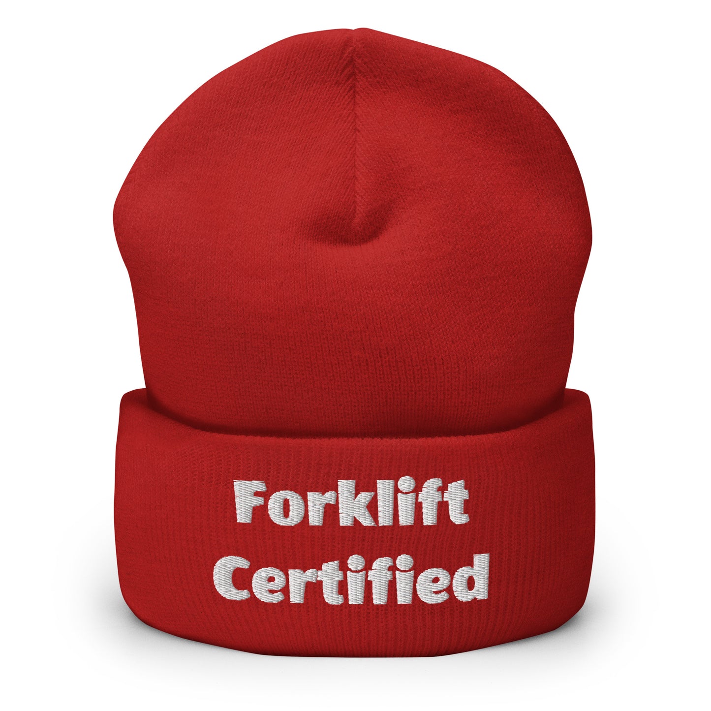 Forklift Certified Beanie - Perfect for Newly Qualified Operators