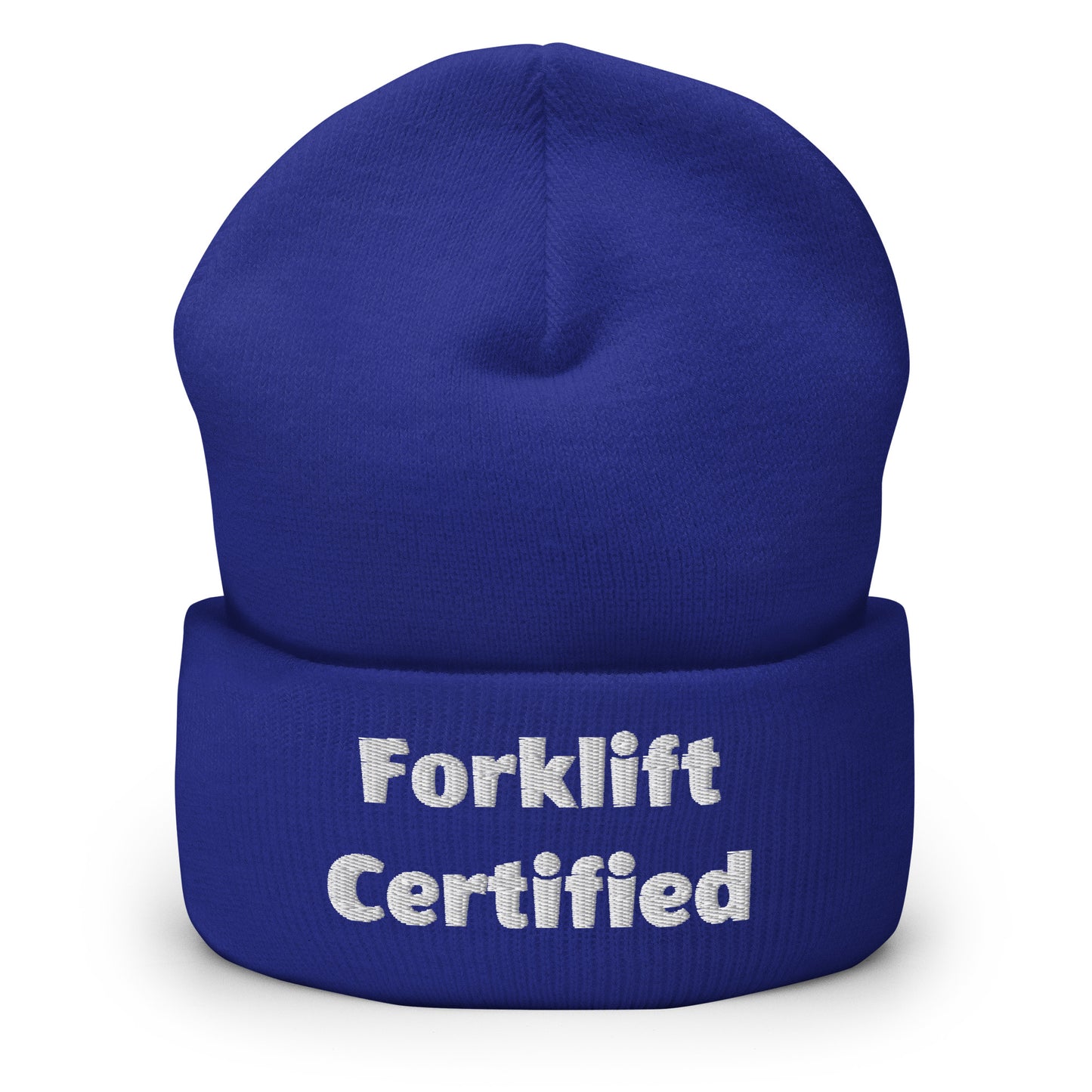 Forklift Certified Beanie - Perfect for Newly Qualified Operators