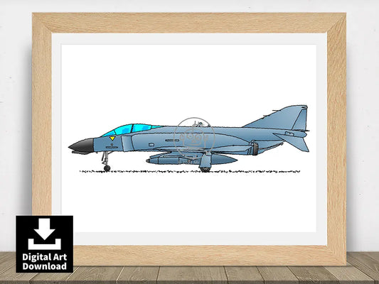 F-4 Phantom II Fighter Jet E114