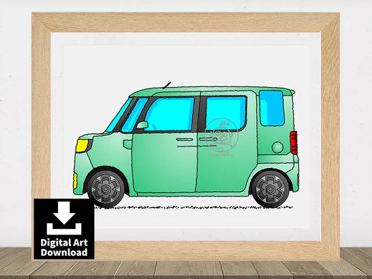 Honda N-Box Car – Mint Color E059