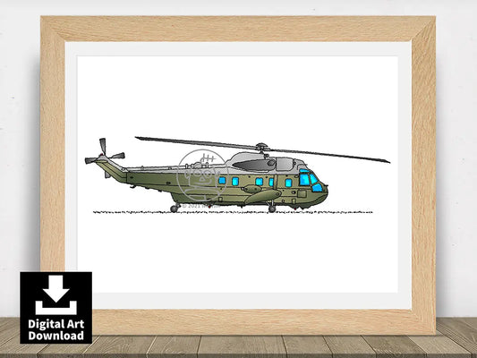 Marine One – Presidential Helicopter E111