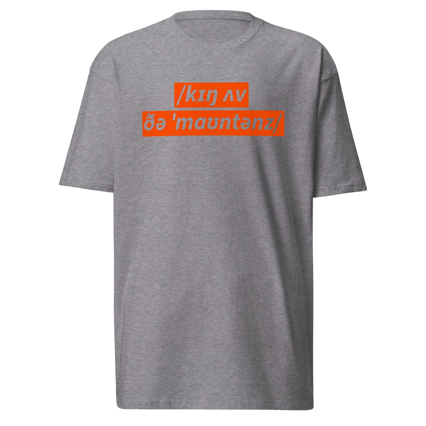 King Of The Mountains, Heavyweight T-Shirt, Men’s