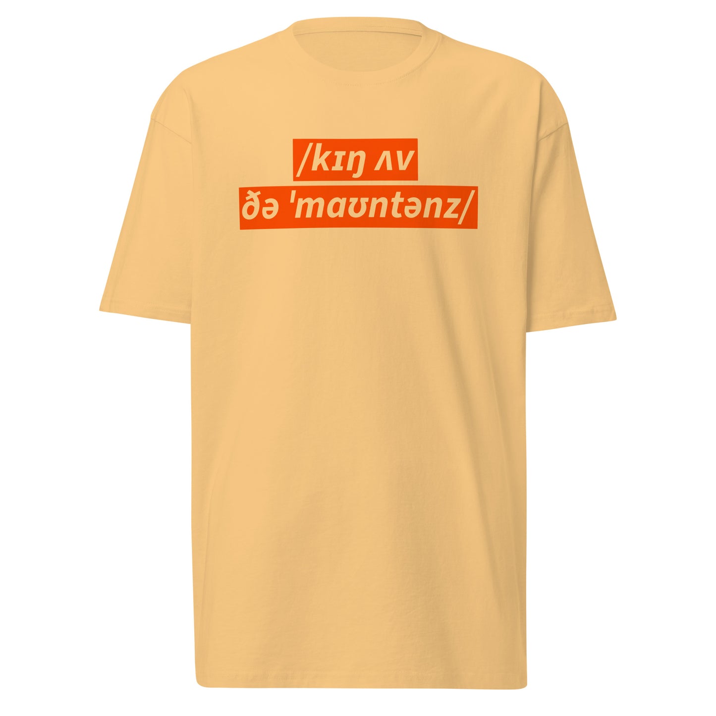 King Of The Mountains, Heavyweight T-Shirt, Men’s