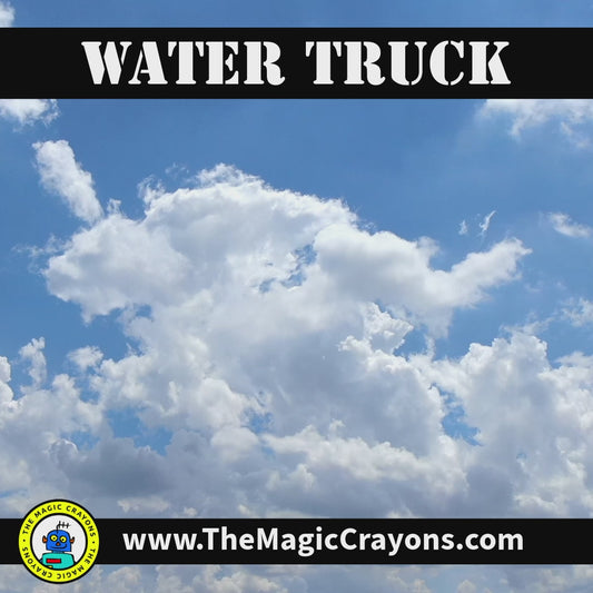 Water Truck Pillow Cushion P029