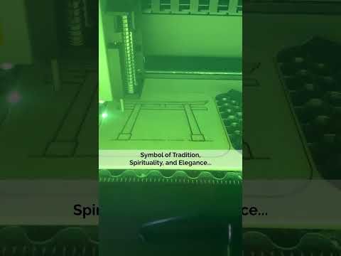 Meiji Shrine Torii Gate Coaster – Laser Engraved Plywood Design