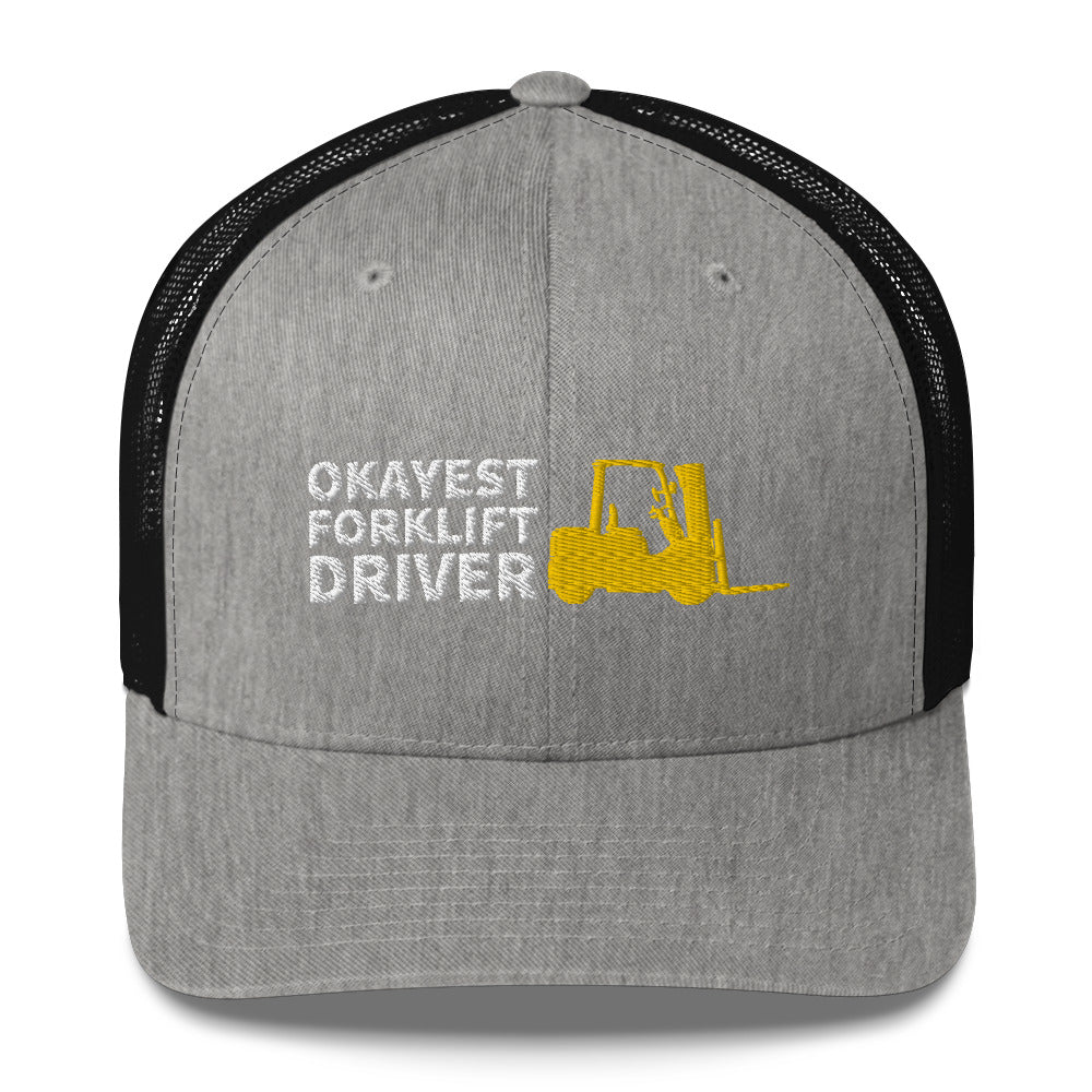 Okayest Forklift Driver Cap Licensed Operator Gifts