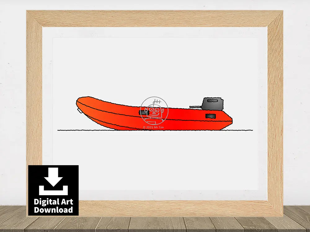 RNLI Inflatable Boat (SIB) E070