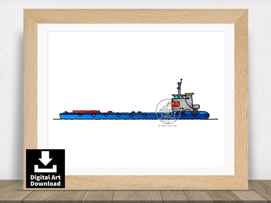 Shipping Barge E046