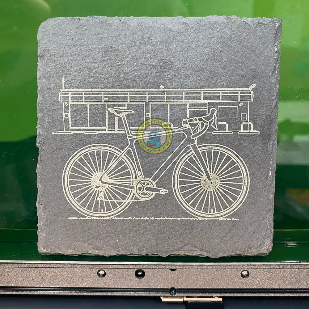 Bianchi Infinito Road Bike Slate Coaster – Kanagawa, Japan