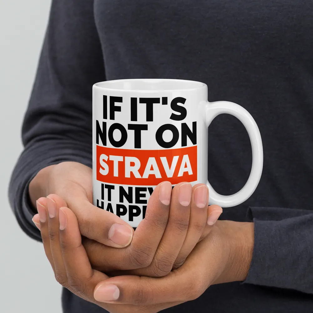 Strava Mug – Japanese and English Cycling Quote