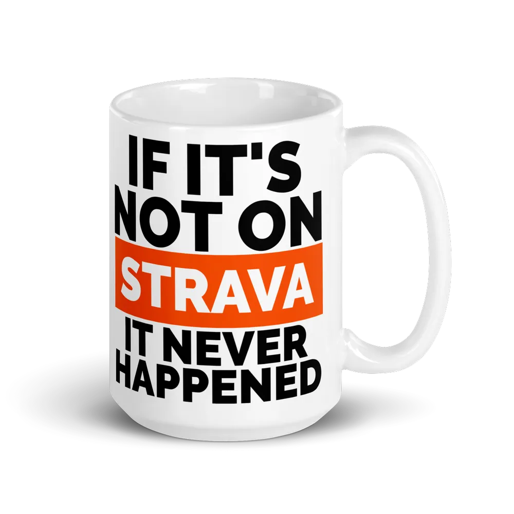 Strava Mug – Japanese and English Cycling Quote
