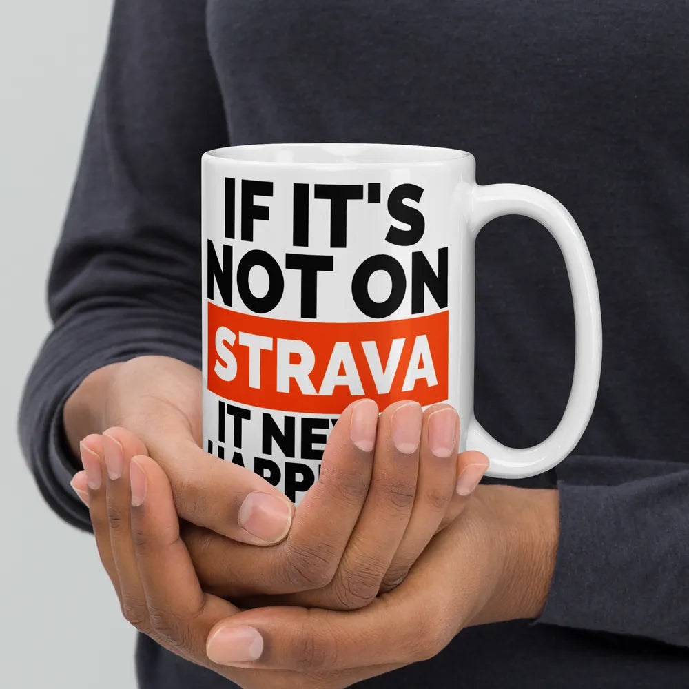 Strava Mug – Japanese and English Cycling Quote