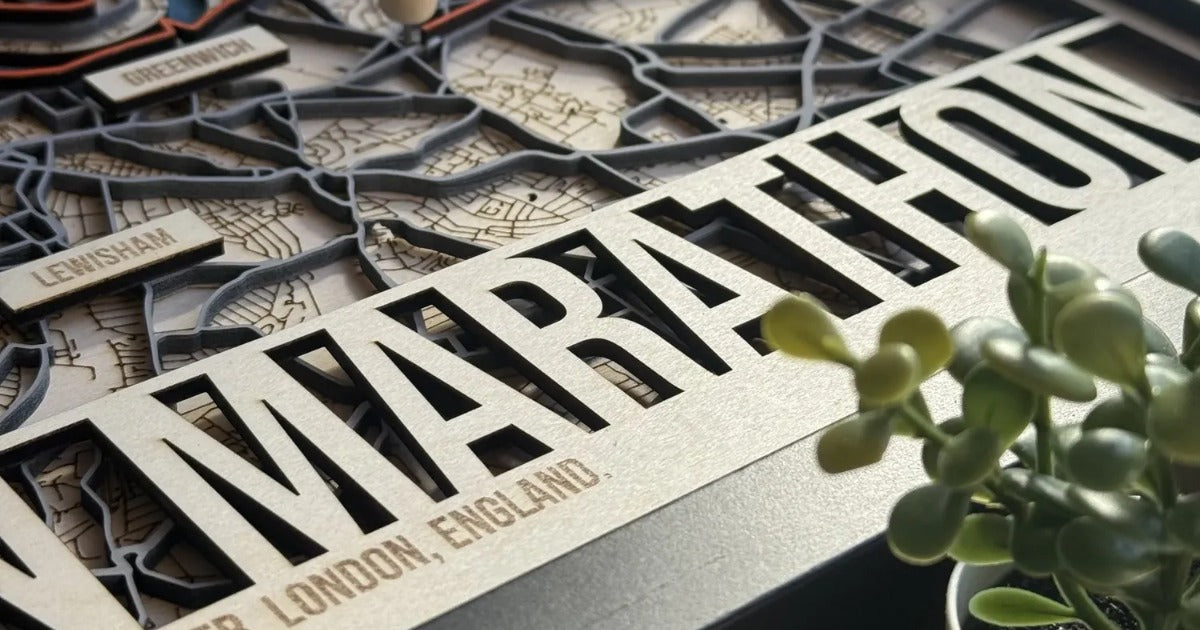 Custom Cycling, Marathon & City Wood Maps | Personalized Engraved Art
– The Magic Crayons