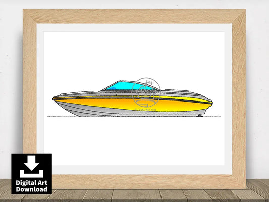 Tahoe Q6 Sport Boat – Yellow Hull E120