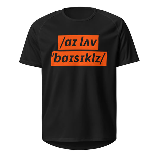 I Love Bicycles – Cycling Sports Jersey (Adult)