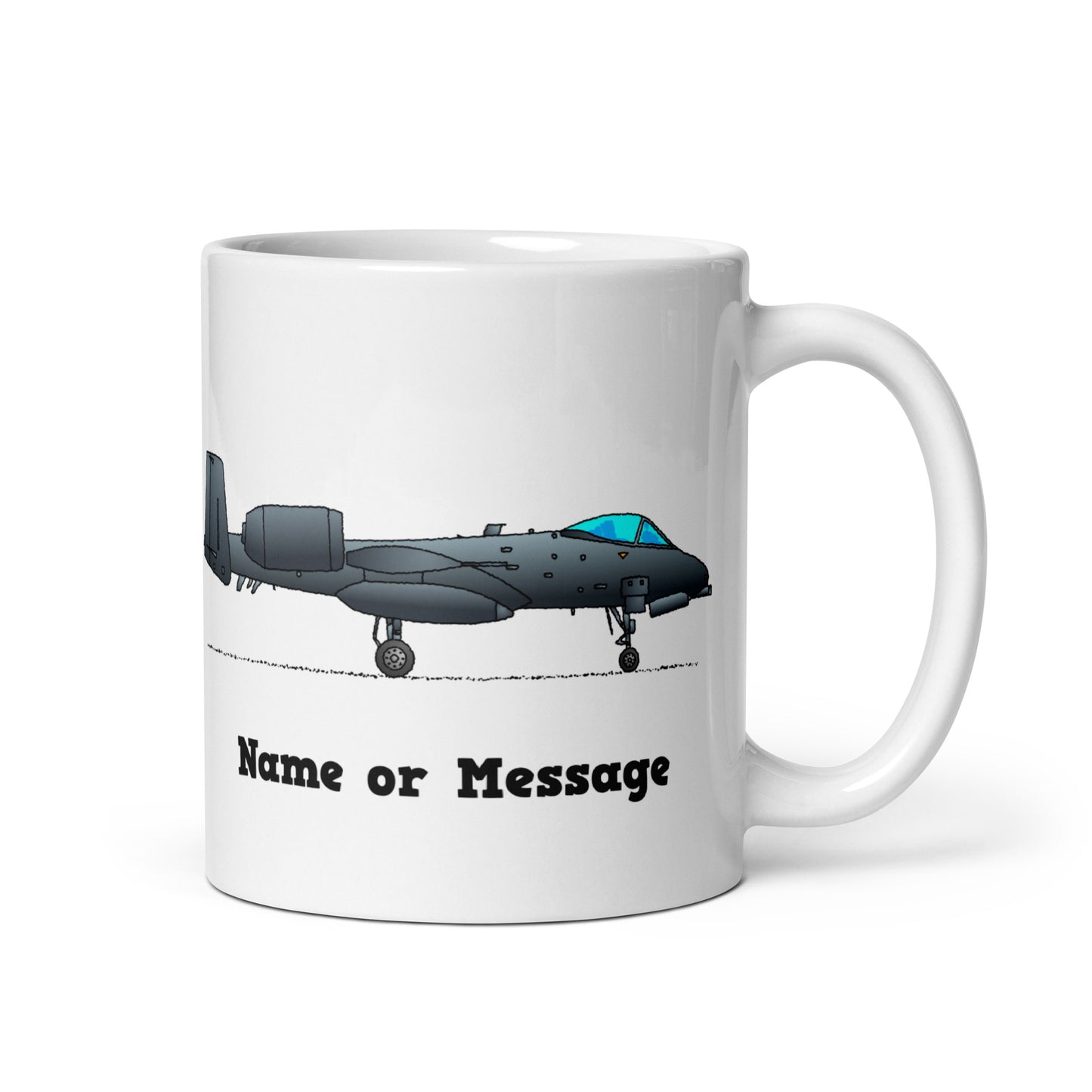 A-10 Thunderbolt Mug, Personalized