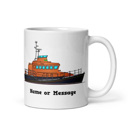 Personalised Trent Class Lifeboat Mug