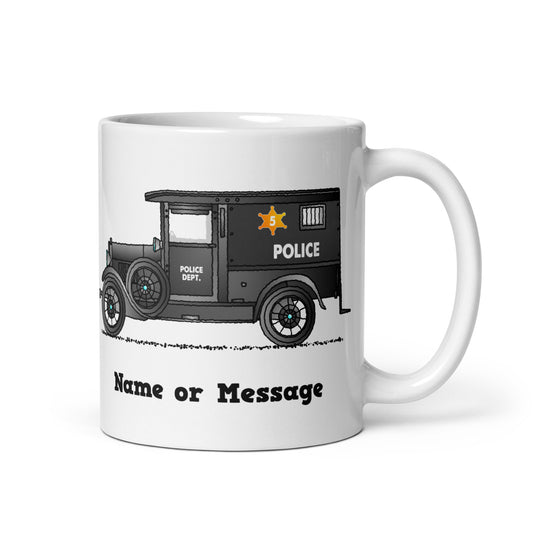 Personalized Police Paddy Wagon Mug