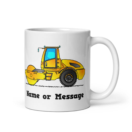 Personalized Yellow Compact Roller Mugs